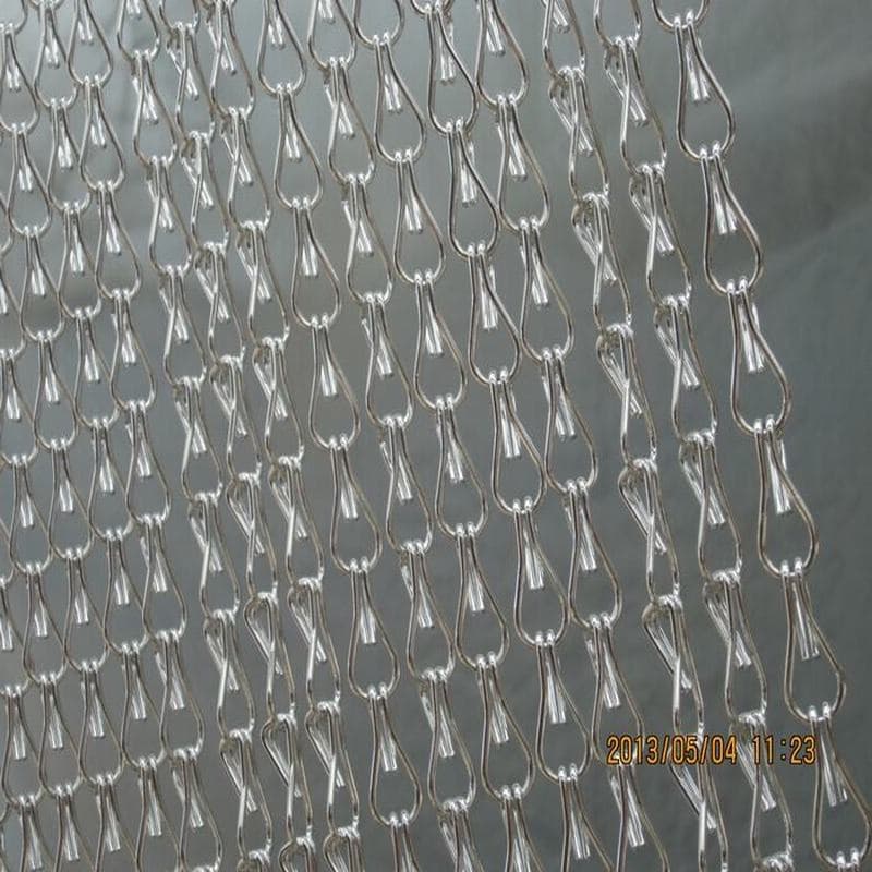 Chain Link Fly Screen Door Curtains_Insect Curtains